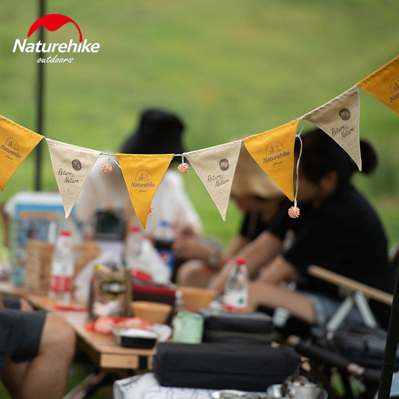 Naturehike Atmosphere Camping Outdoor Canvas Fabric Pennant