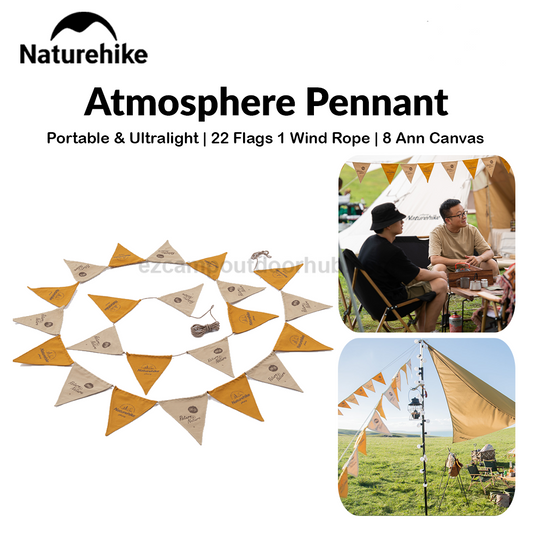 Naturehike Atmosphere Camping Outdoor Canvas Fabric Pennant