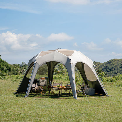Naturehike King Size 10-12 Person Easy Setup Quick Opening Canopy With Door Curtins