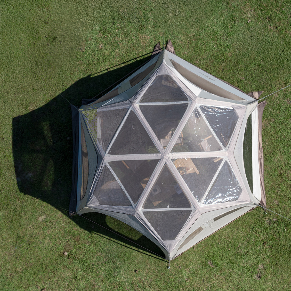 Naturehike King Size 10-12 Person Easy Setup Quick Opening Canopy With Door Curtins