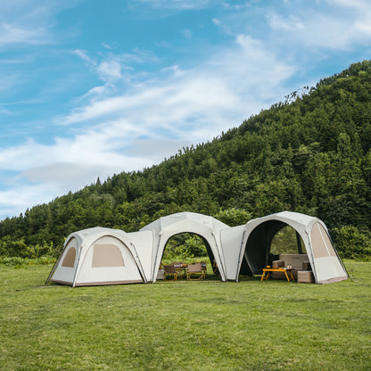 Naturehike King Size 10-12 Person Easy Setup Quick Opening Canopy With Door Curtins
