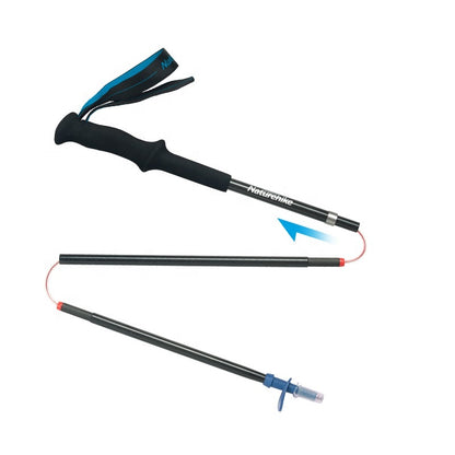 Naturehike ST08 4-Node Ultralight Folding Carbon Fiber Trekking Pole