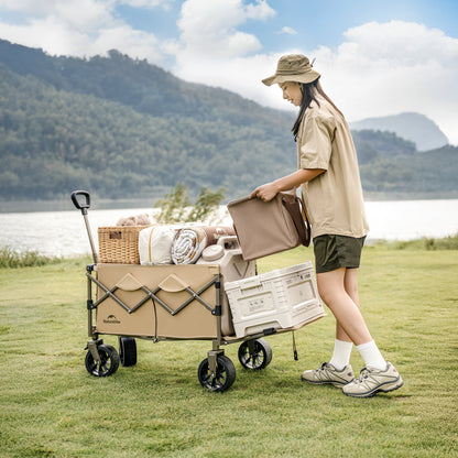 Naturehike Foldable Lightweight Camping Storage Wagon Cart