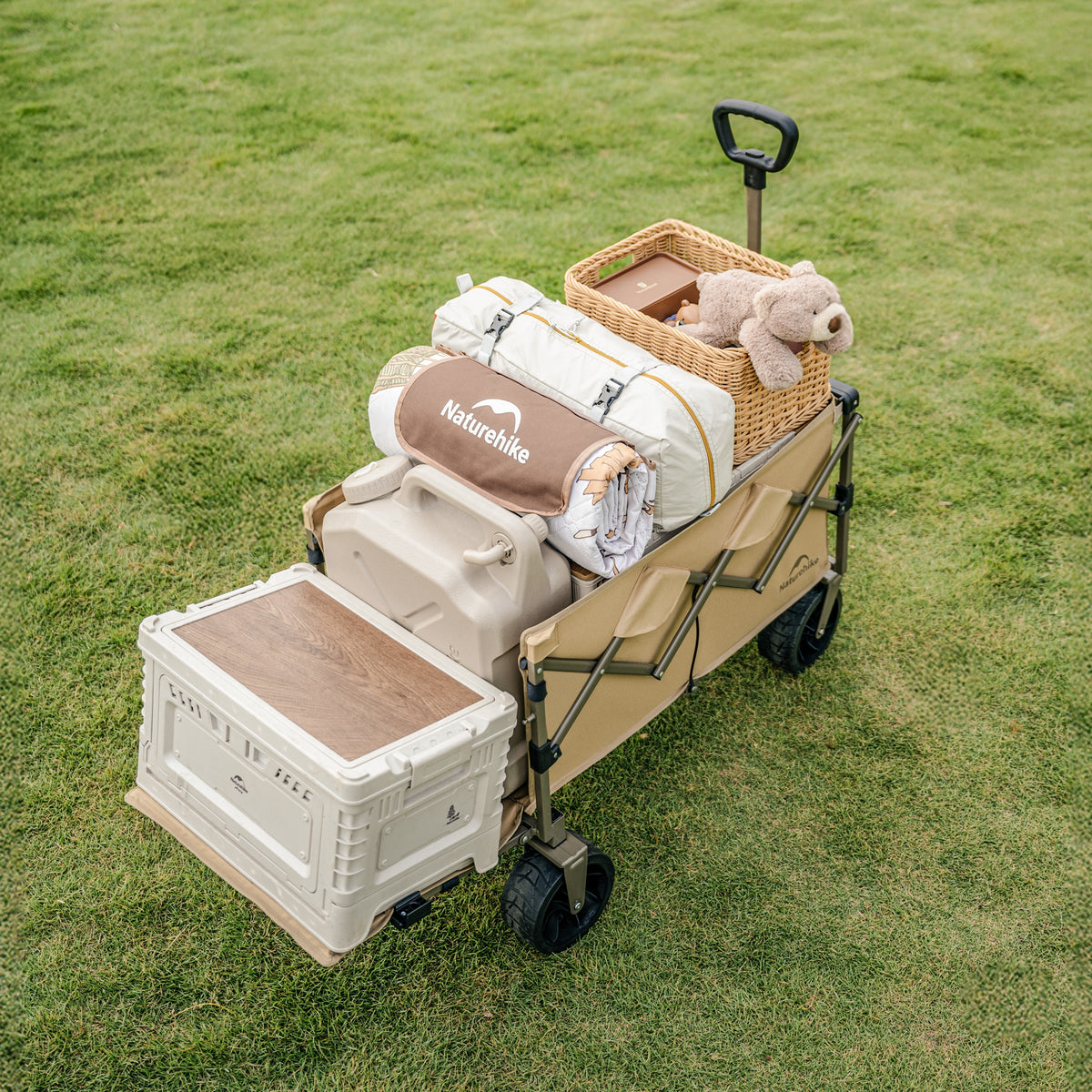 Naturehike Foldable Lightweight Camping Storage Wagon Cart