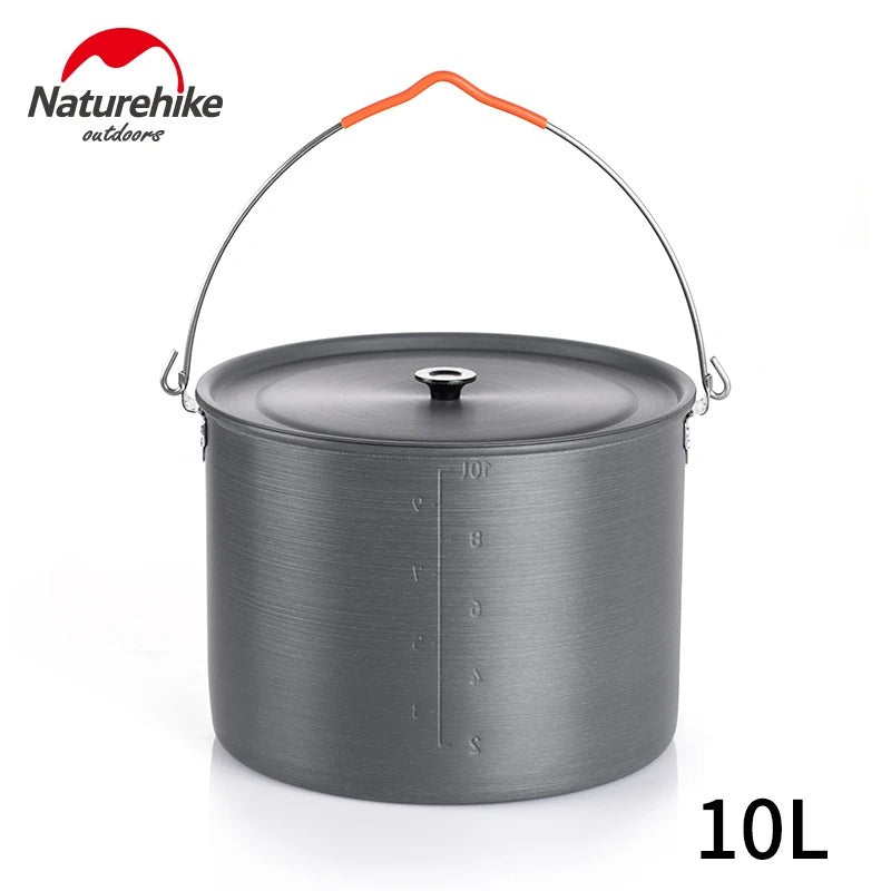 Naturehike 10L Large Capacity Aluminium Alloy Hanging Pot