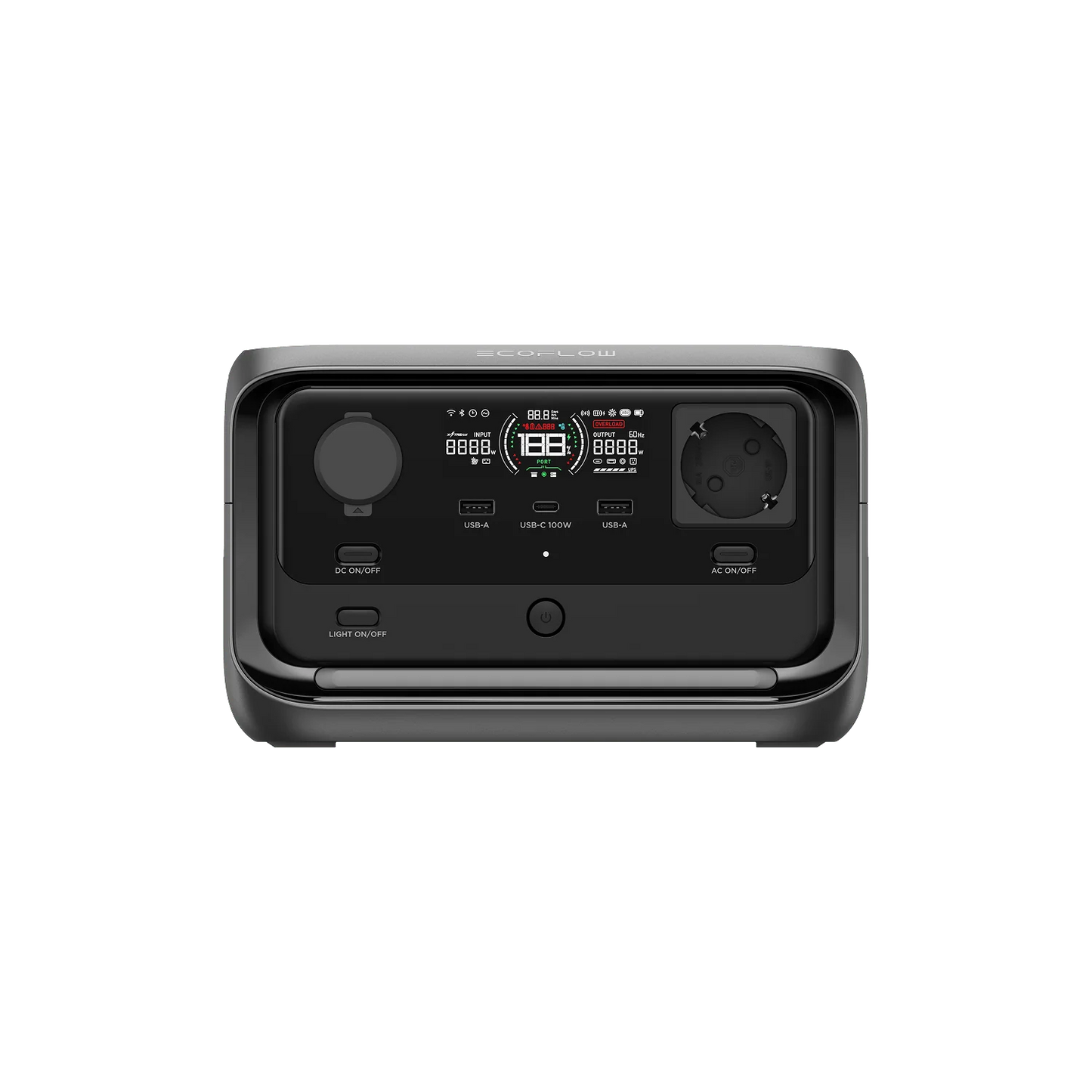 ECOFLOW Portable Power Station RIVER 3 Plus 600W (X-Boost 1200W)
