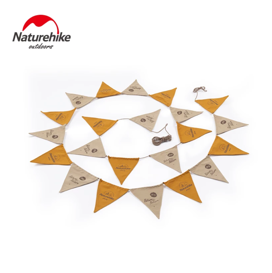 Naturehike Atmosphere Camping Outdoor Canvas Fabric Pennant