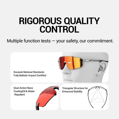 SCVCN UV400 Unisex Sport Outdoor Hiking Sunglasses S341B
