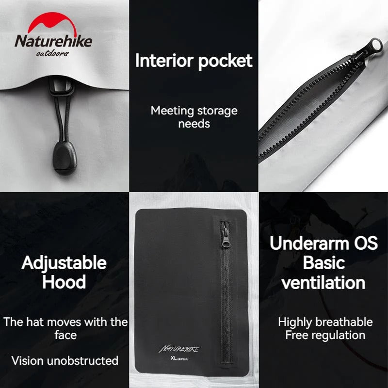 Naturehike Outdoor Lightweight Hardshell Jacket Waterproof