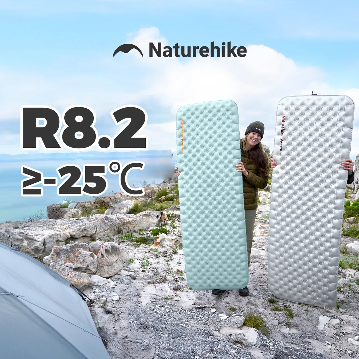 Naturehike R8.2 Ultralight Inflatable Mattress for Extreme Winter