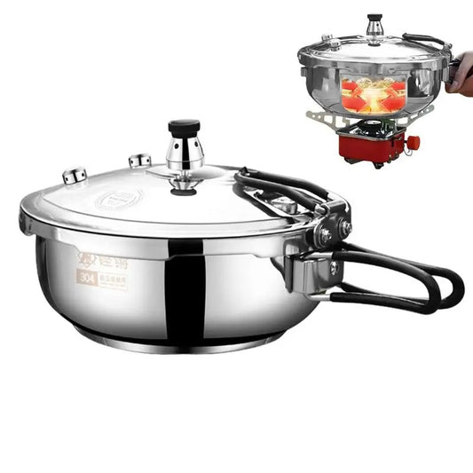 Camping  Stainless Steel Pressure Cooker 2.3L