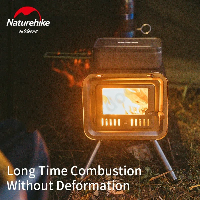 Naturehike Outdoor Pure Titanium Firewood Stove With 2M Chimney