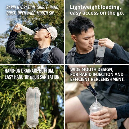Naturehike Ultralight Soft Foldable TPU Water Bottle 500ml