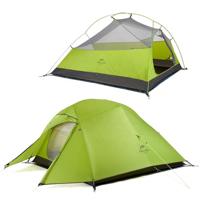 Naturehike Cloud Up 3 Lightweight Backpacking Tent Green