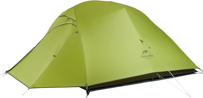 Naturehike Cloud Up 3 Lightweight Backpacking Tent Green