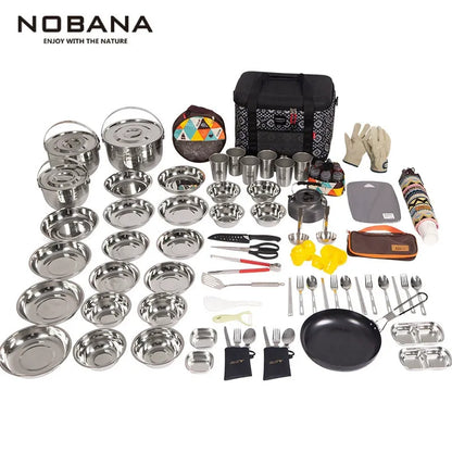 NOBANA Complete Outdoor Kitchen Set for 8–12 People