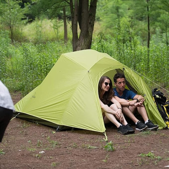 Naturehike Cloud Up 3 Lightweight Backpacking Tent Green