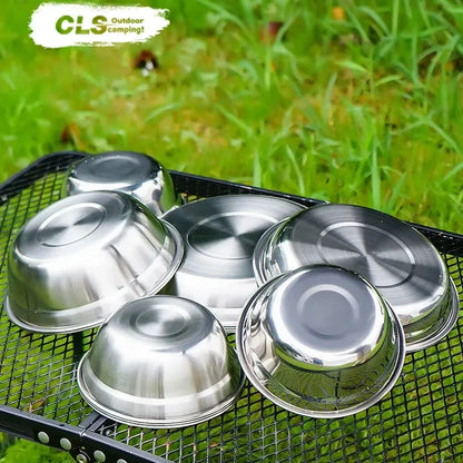Cls Outdoor 304 Stainless Steel Tableware 20-Piece Set