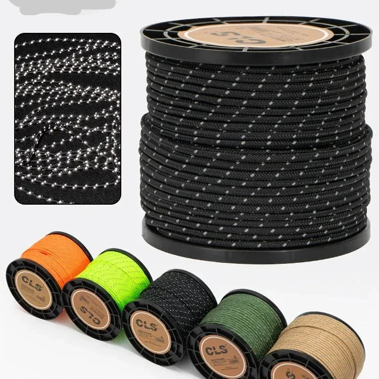CLS reflective rope 4mm thick 50 meters