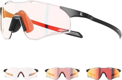 KAPVOE Sports Outdoor Adventure Glasses UV400 Carbon Fiber K454