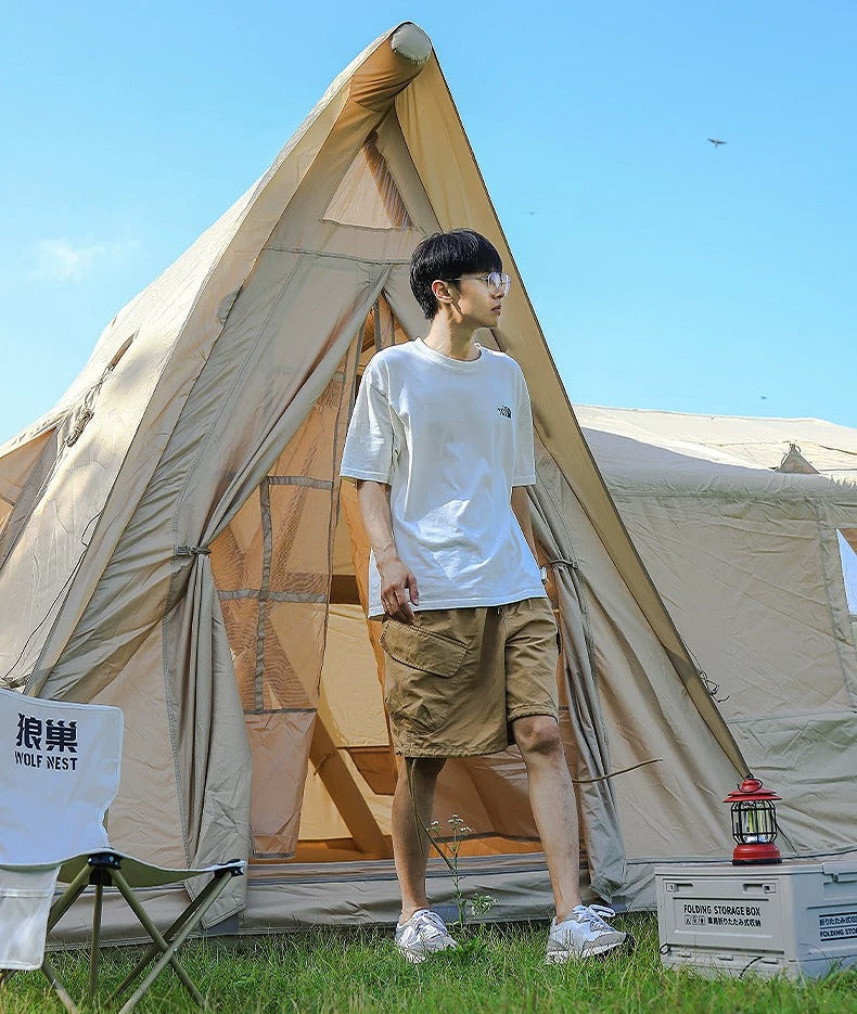 WolfNest Cloud Villa Inflatable Tent Light Brown