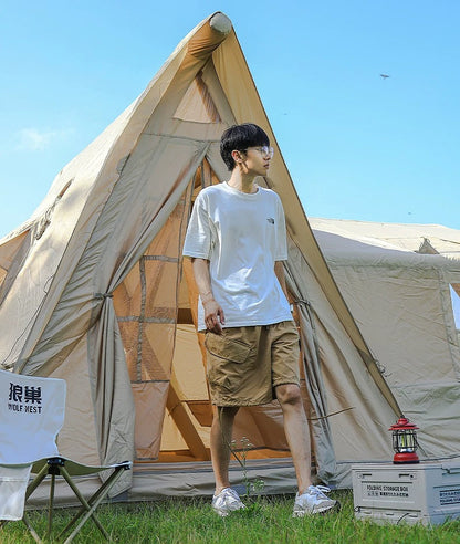 WolfNest Cloud Villa Inflatable Tent Light Brown