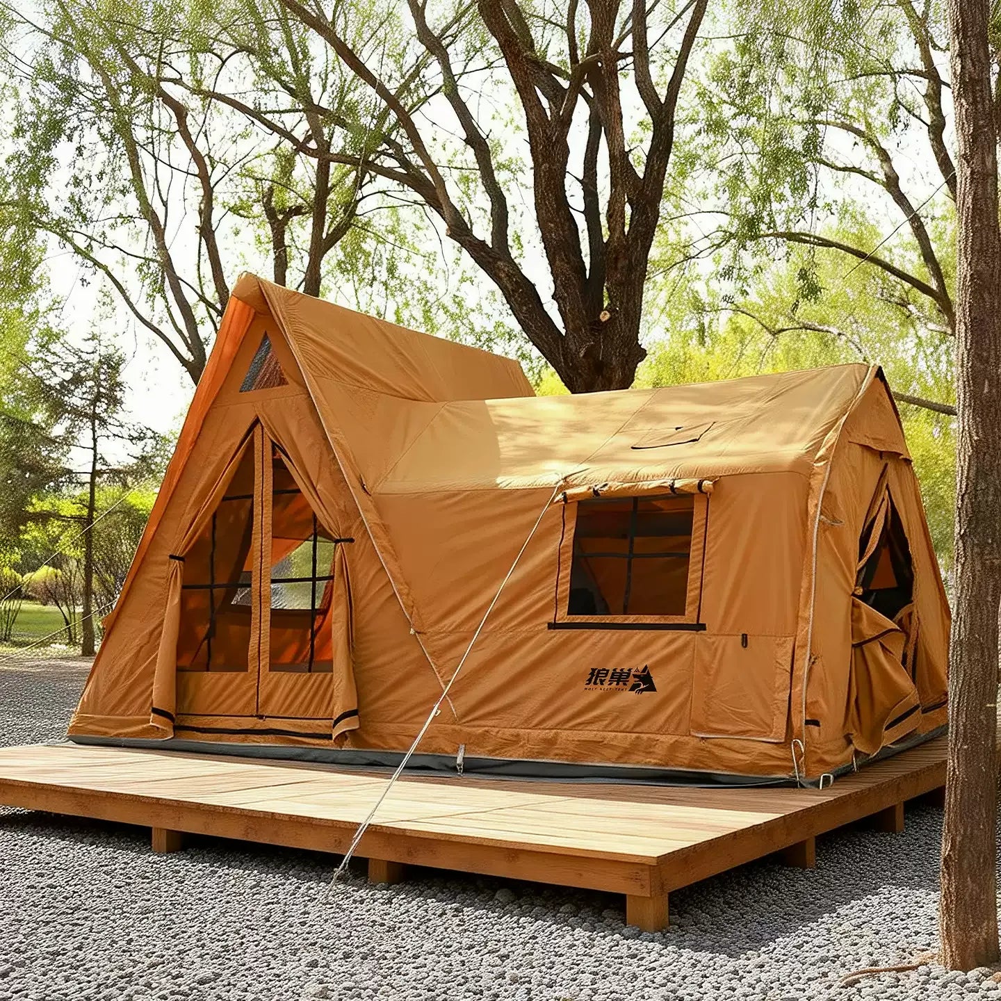 WolfNest  Cloud Villa Inflatable Tent BROWN