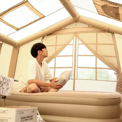 WolfNest Cloud Villa Inflatable Tent Light Brown