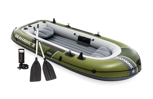 INTEX Seahawk 3 Inflatable Boat Set