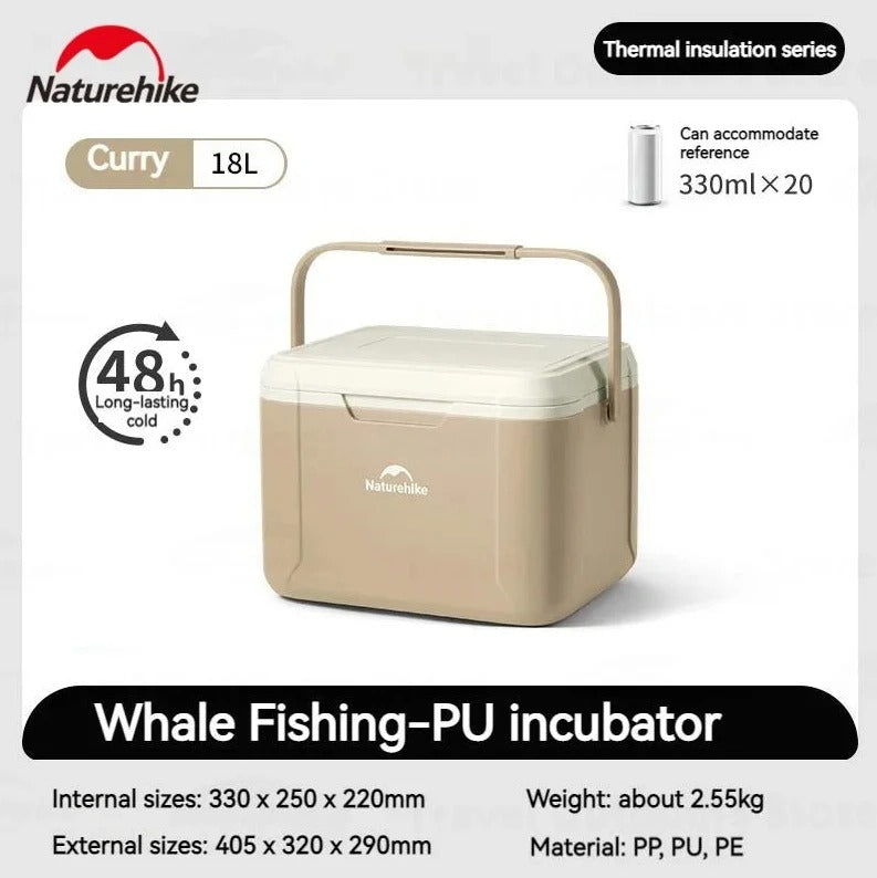 Naturehike 48H Whale Fishing PU Insulated 18L/32L Cooler Box