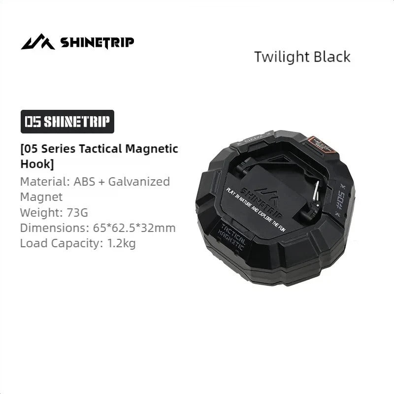 ShineTrip 05 Series Heavy-Duty Double-Sided Tactical Magnetic Mounting Hook