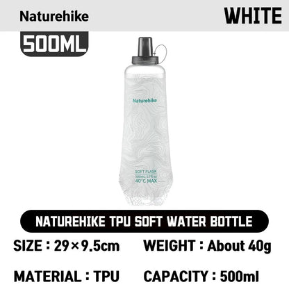 Naturehike Ultralight Soft Foldable TPU Water Bottle 500ml