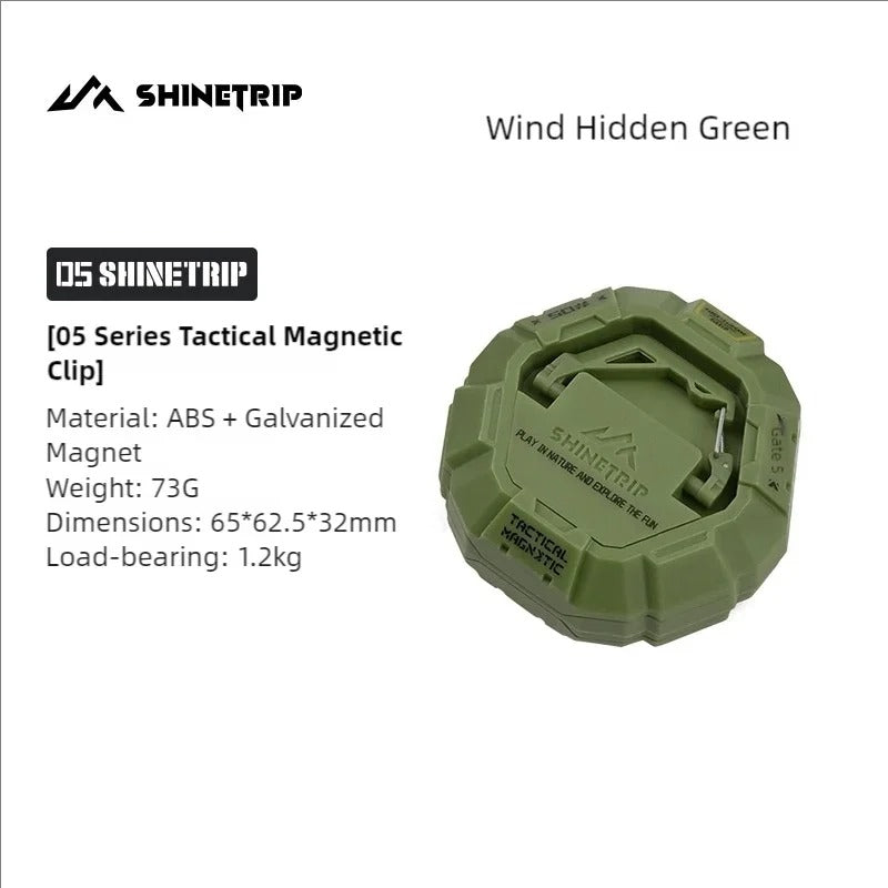 ShineTrip 05 Series Heavy-Duty Double-Sided Tactical Magnetic Mounting Hook