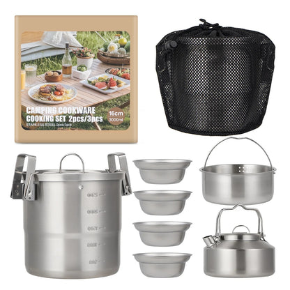 CLS NOBANA Outdoor Cookware 7PCS Camping Set