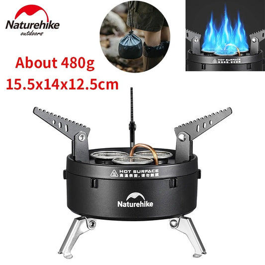 Naturehike 3300w Dark Star Three Burner Ultralight Foldable Gas Stove
