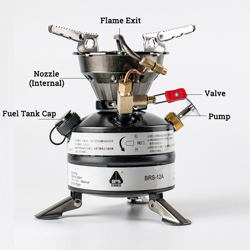 New High Altitude Camping Outdoor Multi Fuel Stove BRS-12A