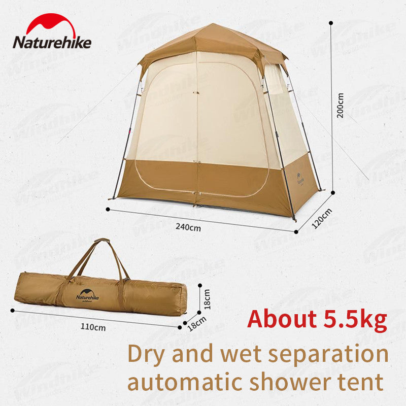 Naturehike Dry And Wet Separation Automatic Shower Tent