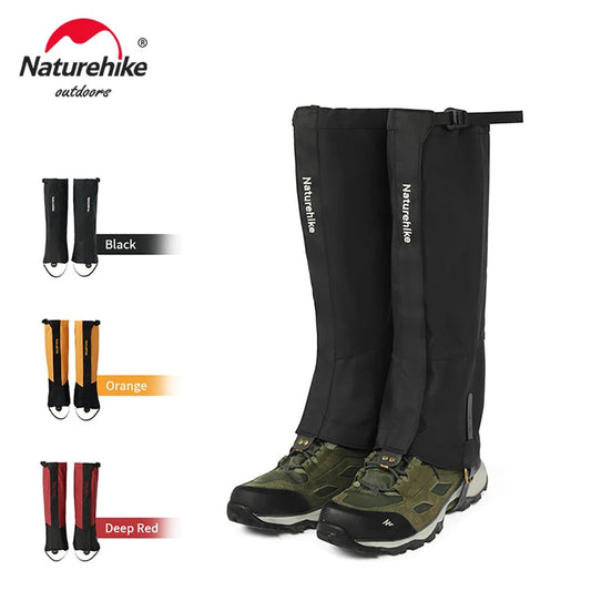 Naturehike Waterproof Windproof Nylon Leg Gaiters For Hiking Skiing Snow