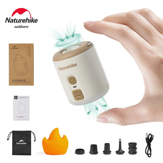 Naturehike Outdoor 3 In 1 Wind Mini Air Pump For Mattress Pillows