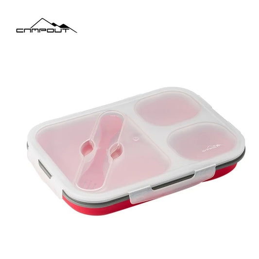 CAMPOUT Outdoor Portable Silicone Lunch Box