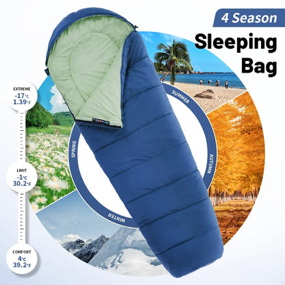 Naturehike MJ300 Cotton Mommy Sleeping Bag 4 Season