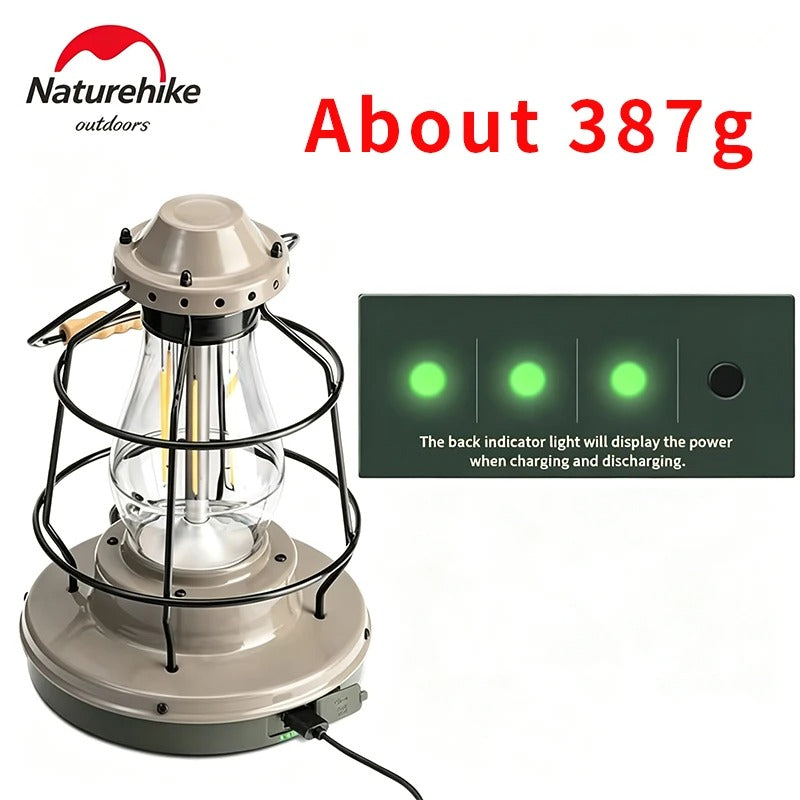 Naturehike Star Trails Retro Aesthetic Atmosphere Lamp Grey