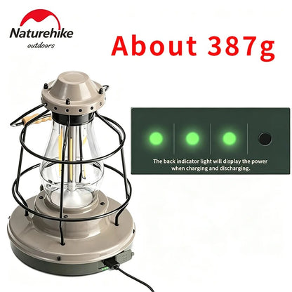 Naturehike Star Trails Retro Aesthetic Atmosphere Lamp Grey