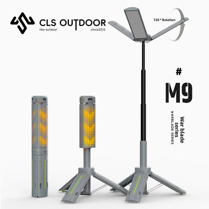 CLS Multifunctional Retractable Camping Outdoor LED Flame Light