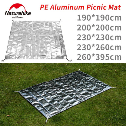 Naturehike Camping XL Tent Mat PE Aluminium Foil Waterproof Folding Floor Mat