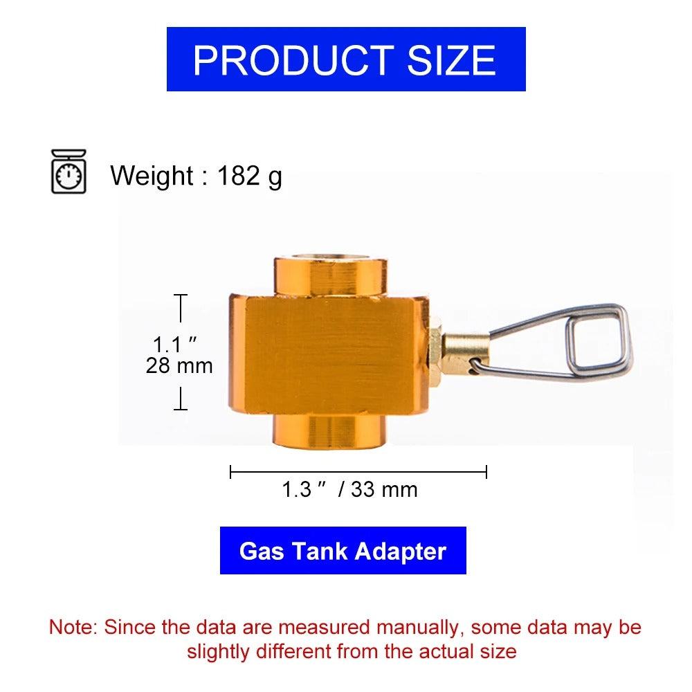 Widesea Camping Stove Propane Refill + Adapter