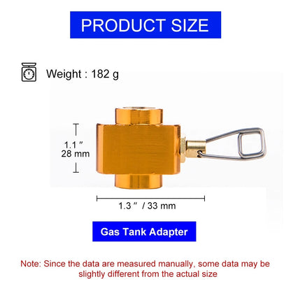 Widesea Camping Stove Propane Refill + Adapter