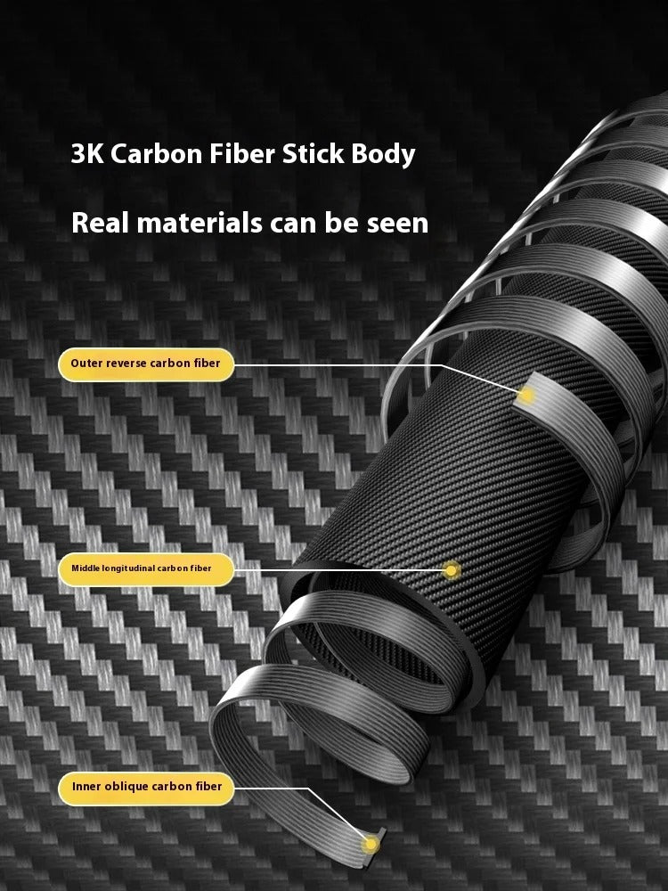 Naturehike 2Pcs Ultra-Light Hoar Trek Carbon Fiber Trekking Poles