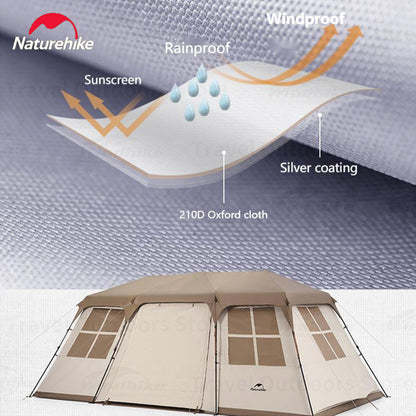 Naturehike New Village17 Automatic Tent Outdoor Camping Large Space