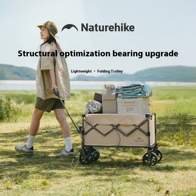 Naturehike Foldable Lightweight Camping Storage Wagon Cart